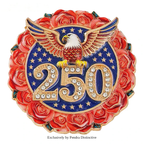 PENDRA America's 250th Independence Day Brooch