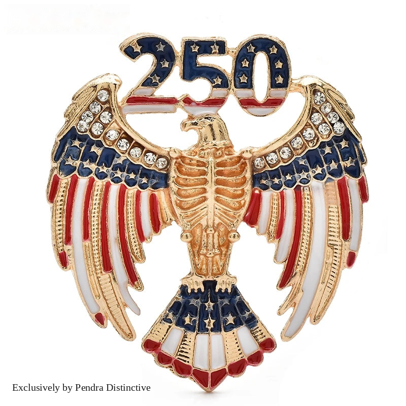 PENDRA America's 250th Independence Day Brooch