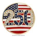 PENDRA America's 250th Independence Day Brooch