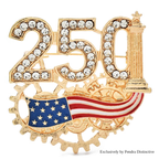 PENDRA America's 250th Independence Day Brooch