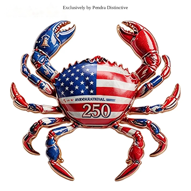 PENDRA America's 250th Independence Day Brooch