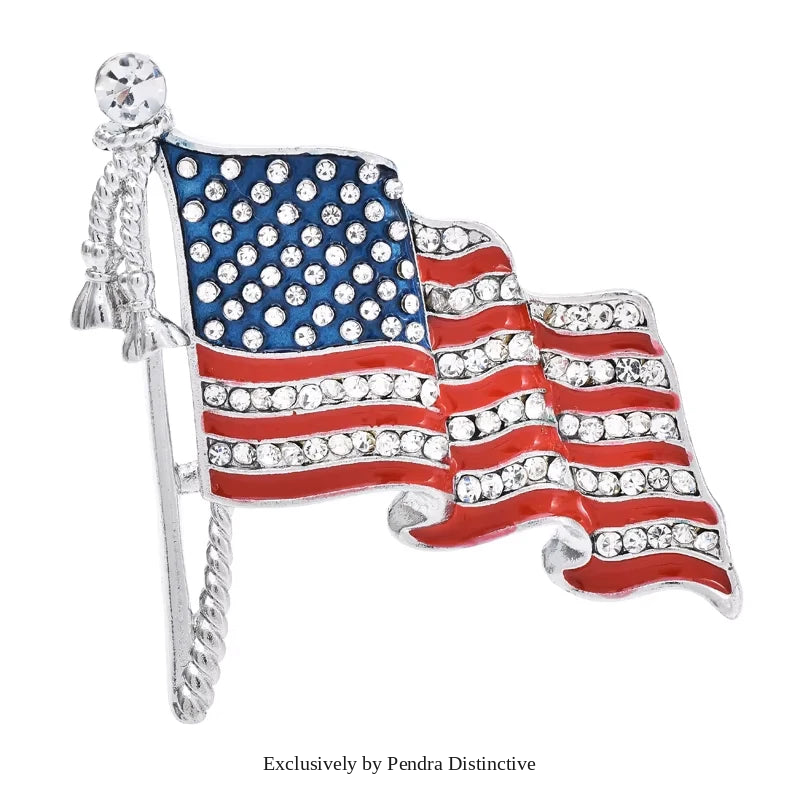 PENDRA America's 250th Independence Day Brooch