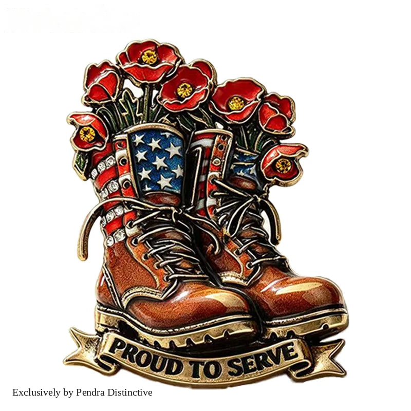PENDRA America's 250th Independence Day Brooch