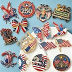 PENDRA America's 250th Independence Day Brooch