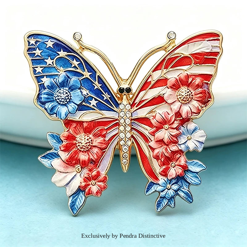 PENDRA America's 250th Independence Day Brooch