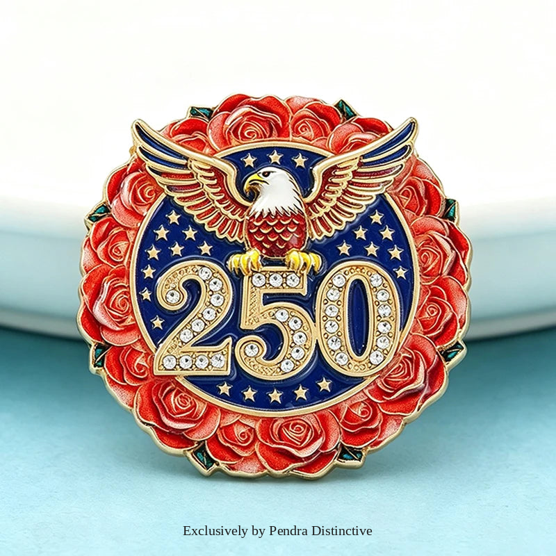 PENDRA America's 250th Independence Day Brooch