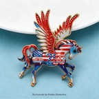 PENDRA America's 250th Independence Day Brooch