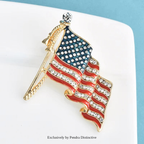 PENDRA America's 250th Independence Day Brooch