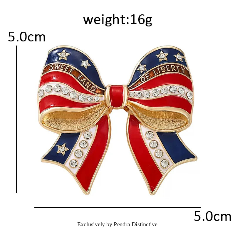 PENDRA America's 250th Independence Day Brooch