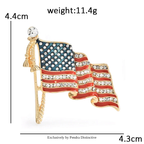 PENDRA America's 250th Independence Day Brooch