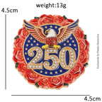 PENDRA America's 250th Independence Day Brooch