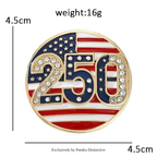 PENDRA America's 250th Independence Day Brooch