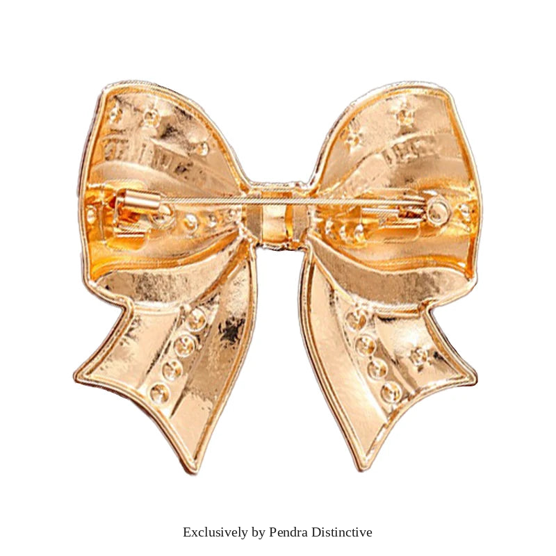 PENDRA Americana Flag Bowknot Brooch