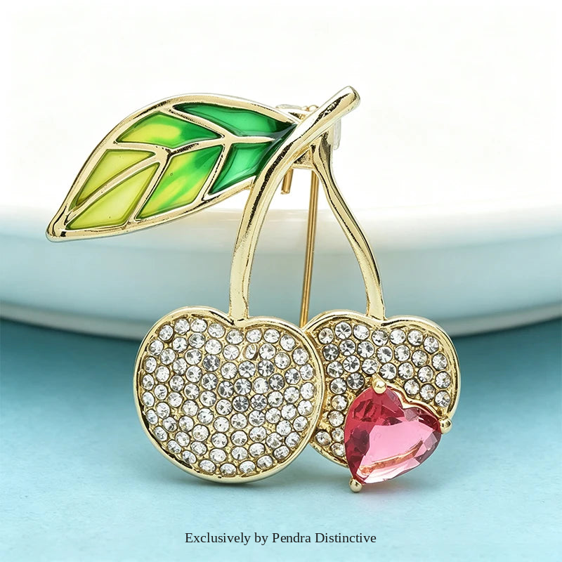 PENDRA Amora Rhinestone Brooch