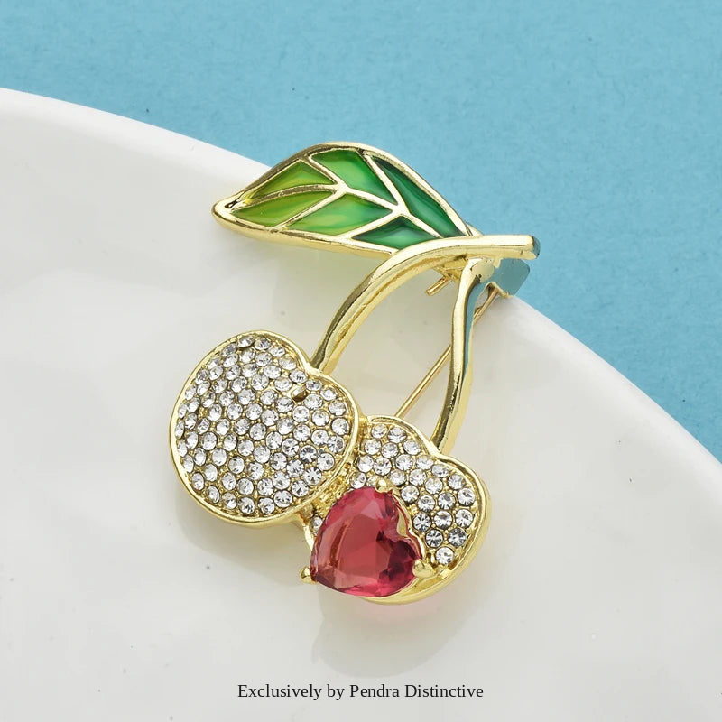 PENDRA Amora Rhinestone Brooch