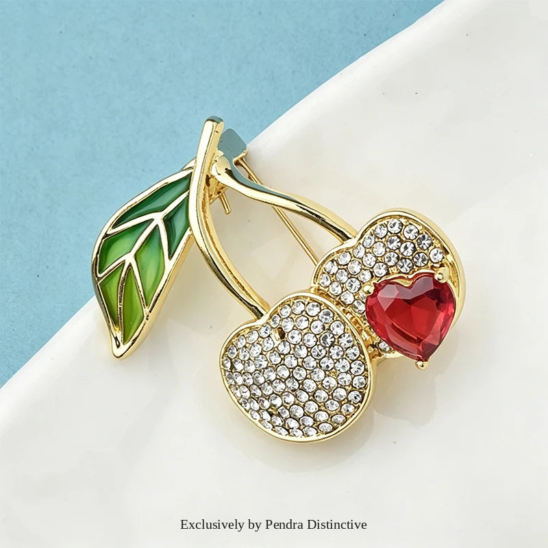 PENDRA Amora Rhinestone Brooch