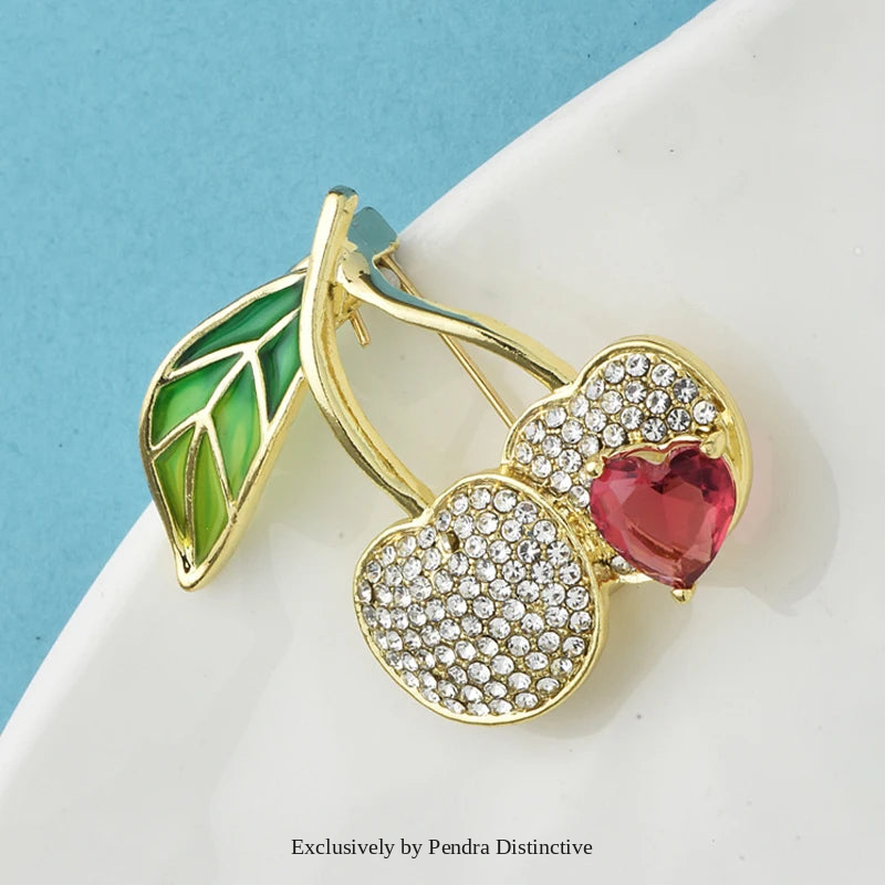 PENDRA Amora Rhinestone Brooch