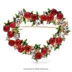 PENDRA Amoria Sparkling Heart Brooch