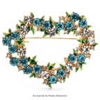 PENDRA Amoria Sparkling Heart Brooch