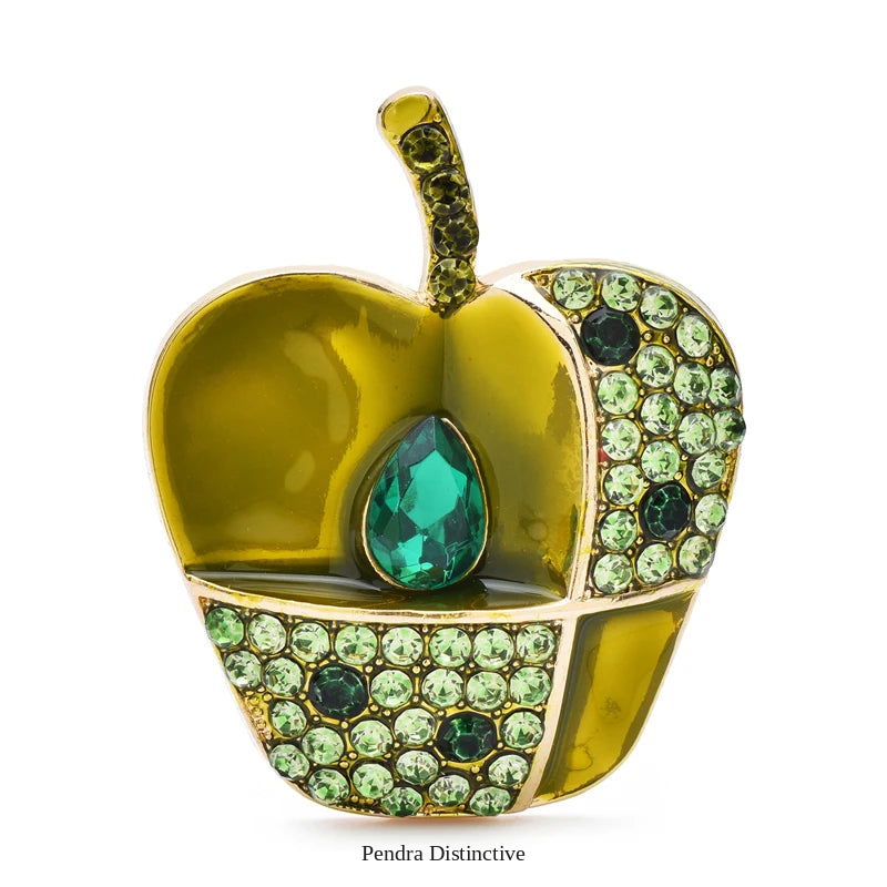 PENDRA Appella Shining Apple Brooch