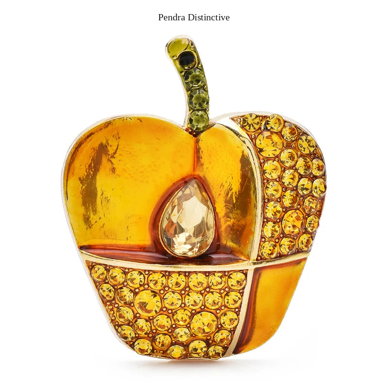 PENDRA Appella Shining Apple Brooch