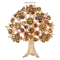 PENDRA Arboris Crystal Tree Brooch