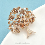 PENDRA Arboris Crystal Tree Brooch