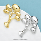 PENDRA Arboris Stainless Steel Tree of Life Brooch