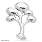 PENDRA Arboris Stainless Steel Tree of Life Brooch