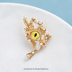 PENDRA Art Design Eye Brooch