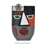 PENDRA Acrylic Art Face Brooch