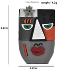 PENDRA Acrylic Art Face Brooch