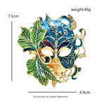 PENDRA Vintage Beautiful Art Face Brooch