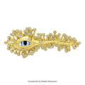 PENDRA Charming Artistic Eye Brooch