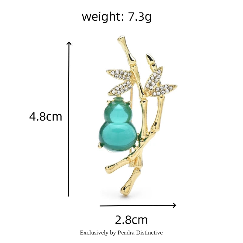 PENDRA Aurelia Rhinestone Brooch
