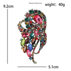PENDRA Aurelia Rhinestone Flower Brooch
