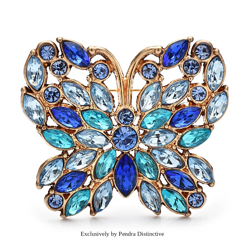 PENDRA Aurelia2 Rhinestone Brooch