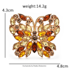 PENDRA Aurelia2 Rhinestone Brooch