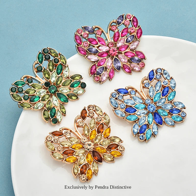 PENDRA Aurelia2 Rhinestone Brooch