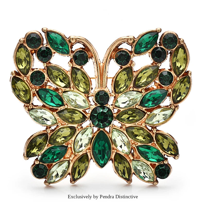 PENDRA Aurelia2 Rhinestone Brooch