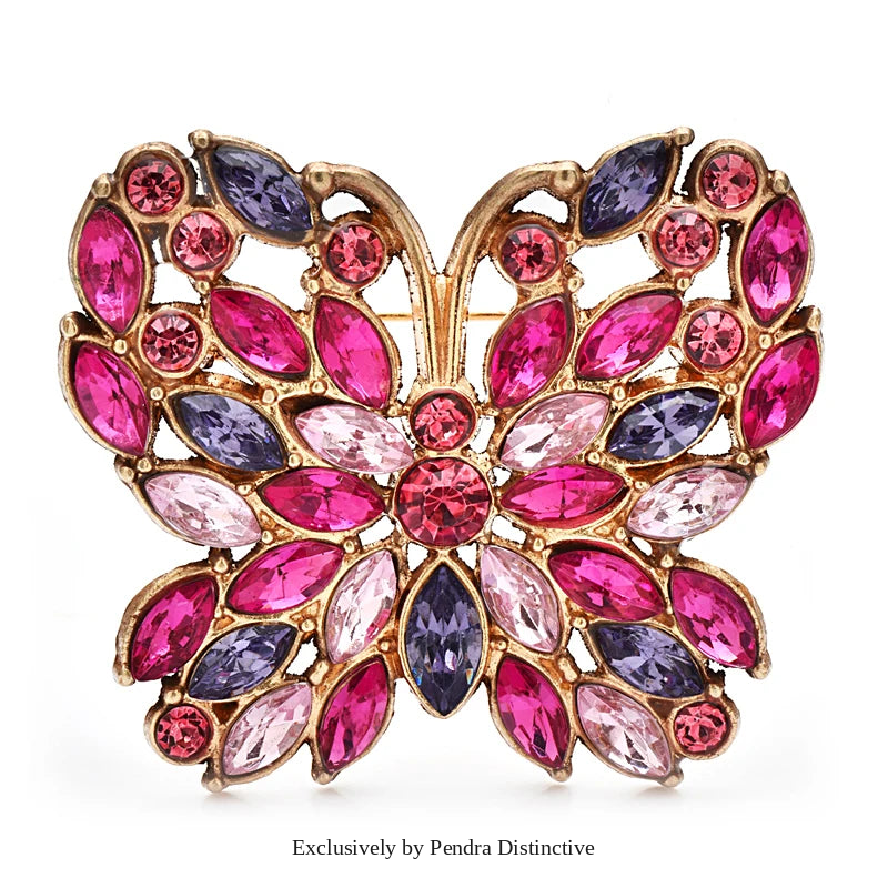 PENDRA Aurelia2 Rhinestone Brooch