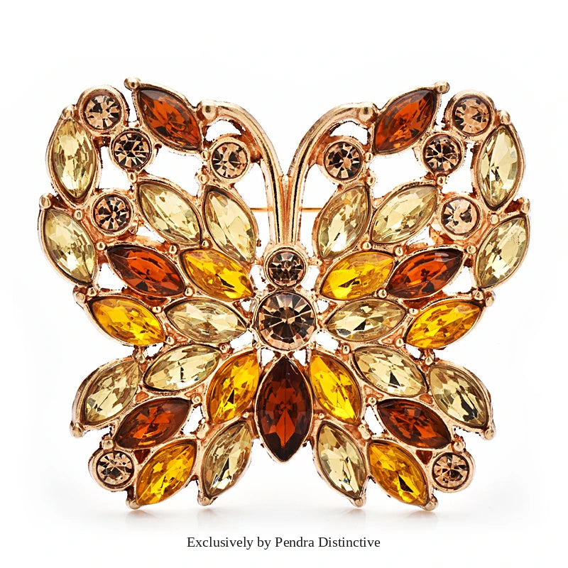 PENDRA Aurelia2 Rhinestone Brooch