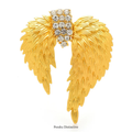 PENDRA Aurelwing Large Golden Wing Brooch