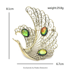 PENDRA Aveline3 Bird Brooch