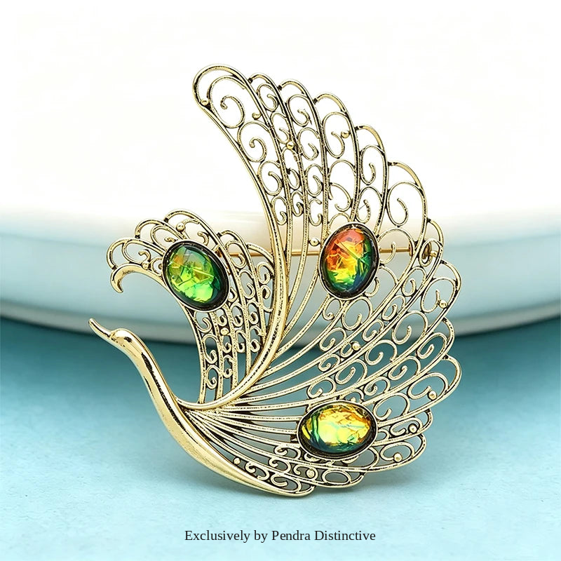 PENDRA Aveline3 Bird Brooch