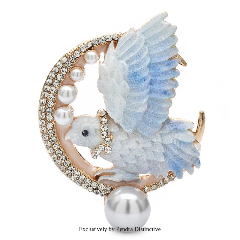 PENDRA Aveline4 Bird Brooch