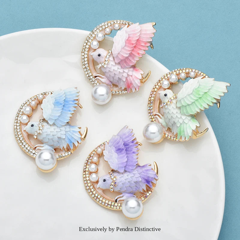 PENDRA Aveline4 Bird Brooch