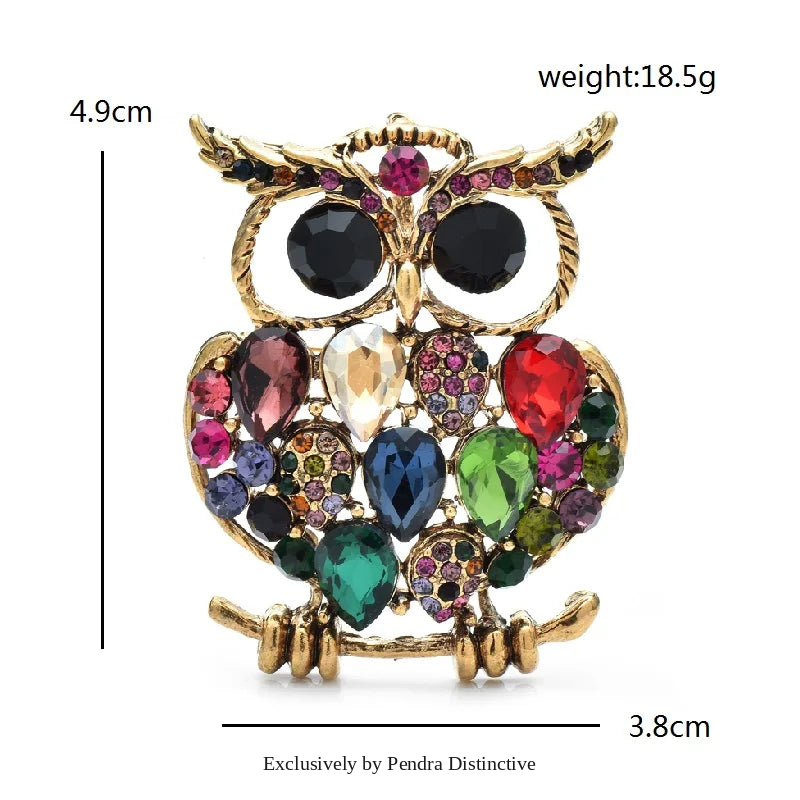 PENDRA Aveline5 Rhinestone Brooch