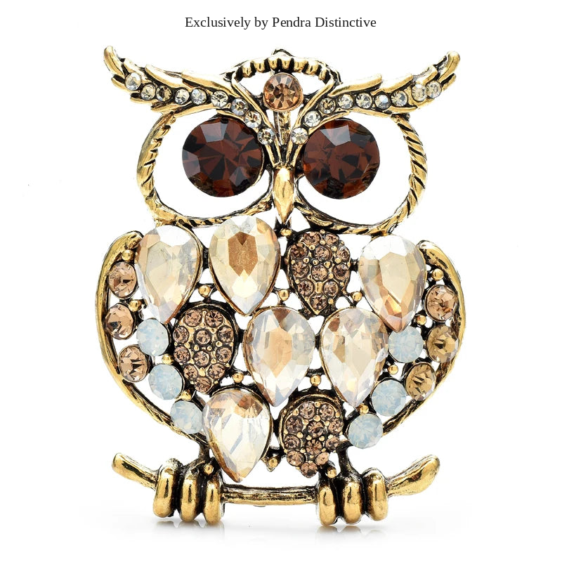 PENDRA Aveline5 Rhinestone Brooch