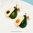 PENDRA Avocadia Enamel Avocado Brooch